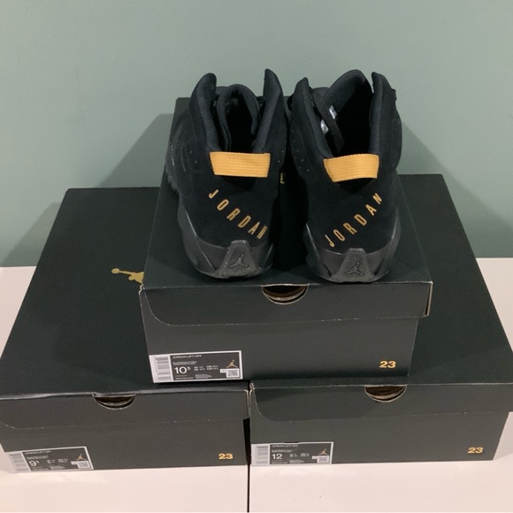 Jordan Men's Lift Off Black/Gold Basketball Shoes AR4430-007 - Picture 3 of 7